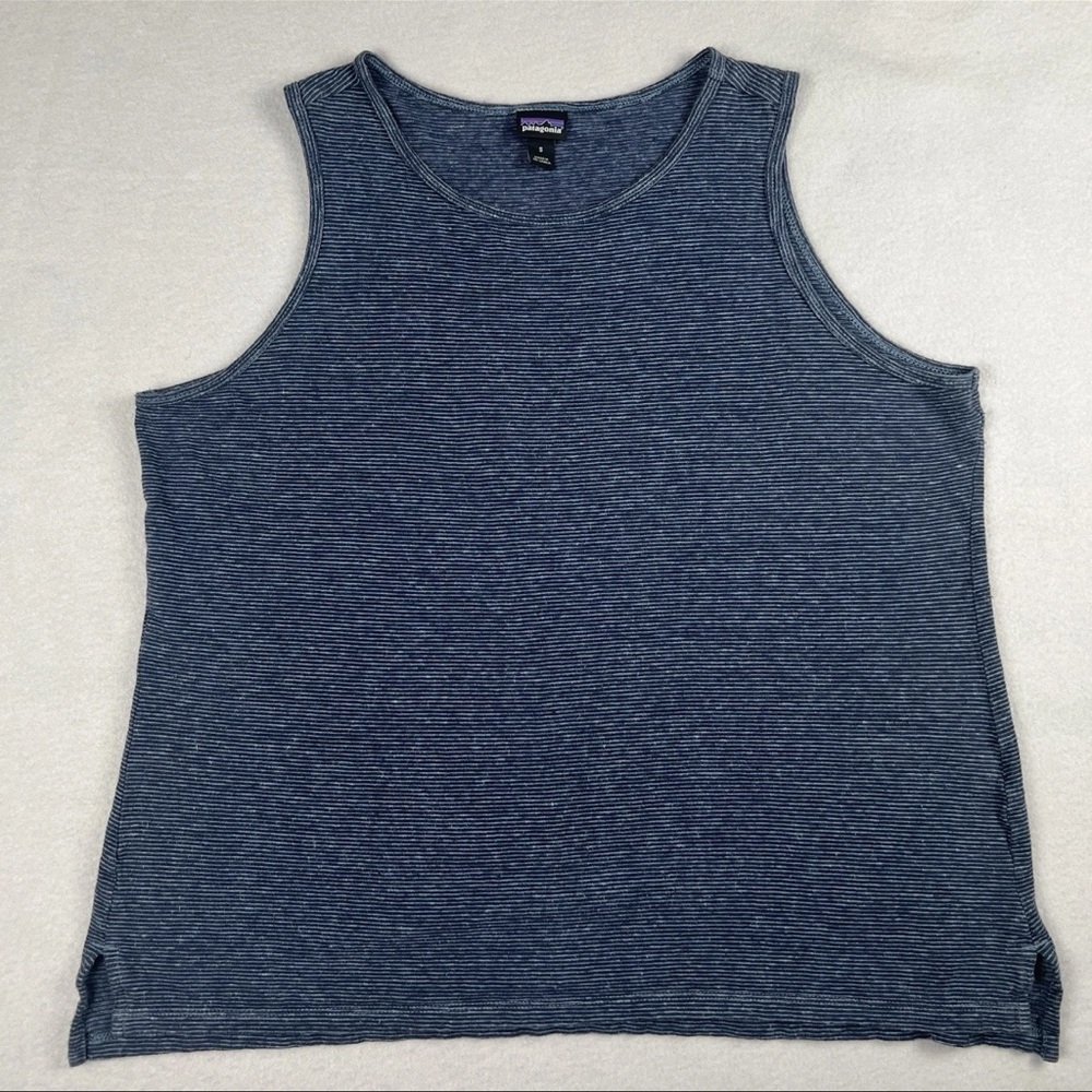 Patagonia Women's Casual Sleeveless Tank Top Blue‎ Small